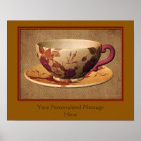 Teacup And Saucer Create Your Own Quote