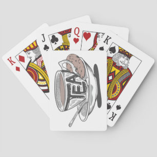 Teacup and saucer poker cards