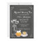 Teacup Chalkboard Elegant Bridal Shower Invitation