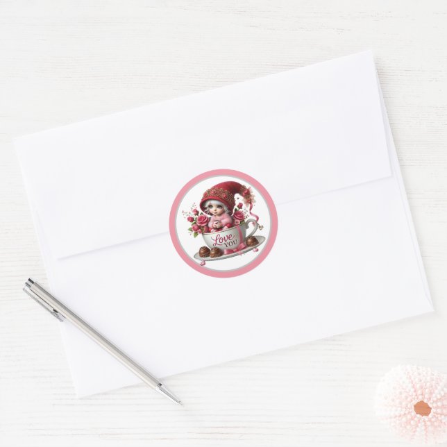 Teacup Cutie Sticker (Envelope)