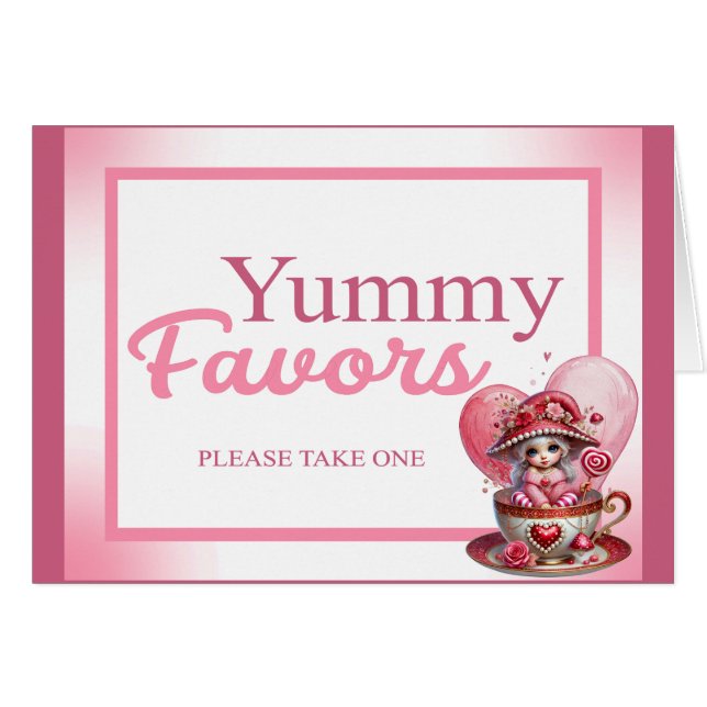 Teacup Cuties_ Favors Card (Front Horizontal)
