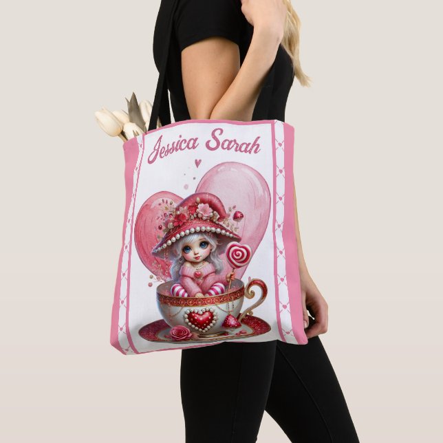 Teacup Cuties Tote Bag (Close Up)