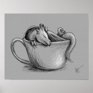 Teacup Dragon Poster