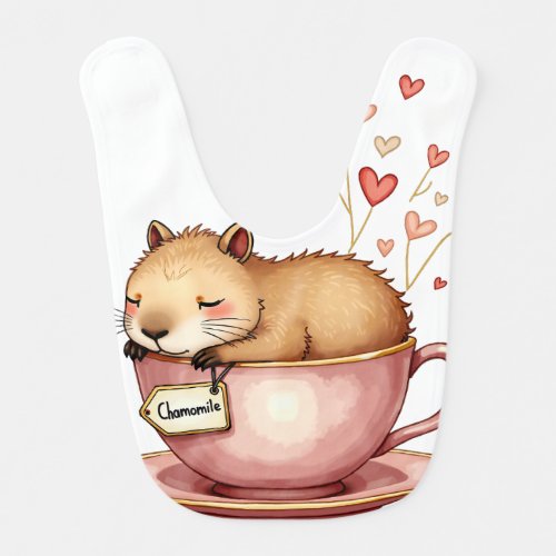 Teacup Dreams Baby Bib