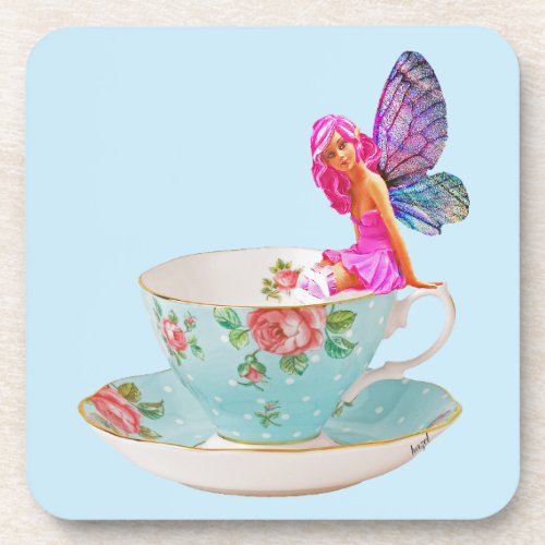 Teacup Fairy Flower Fairy Fairy Gifts Fairy Beverage Coaster