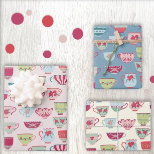 Japanese Paper Art Wrapping Paper Set, Zazzle