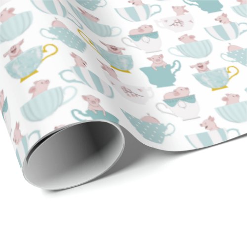 Teacup Pigs Wrapping Paper