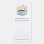 Teacup Shopping To Do List Magnetic Notepad