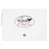 Teacup Yorkie by Off-Leash Art Cards (Back Horizontal)