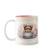 Teacup Yorkie Coffee Lover