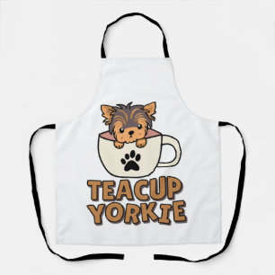 Teacup Yorkie puppy Apron