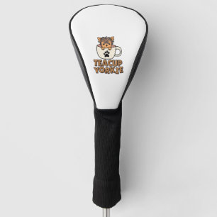 Teacup Yorkie puppy Golf Head Cover