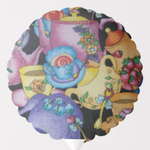 Teacups and Teapots Balloon