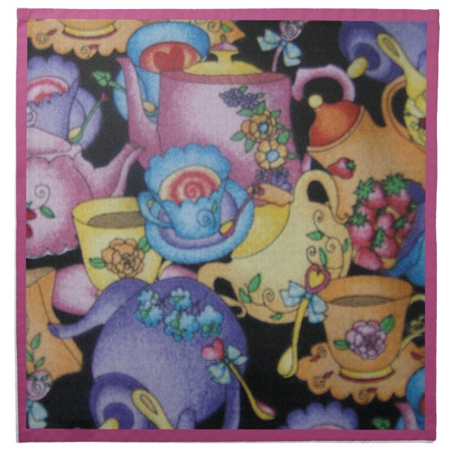 Teacups and Teapots Napkin (Front)
