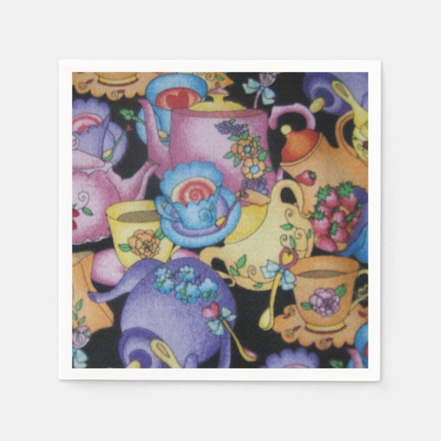 Teacups and Teapots Napkins (Front)