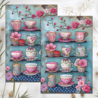 TEACUPS DECOUPAGE TISSUE PAPER