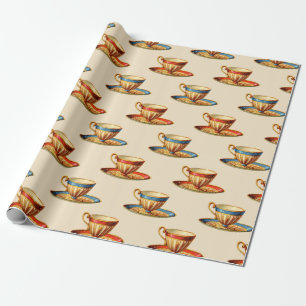 Teacups Wrapping Paper