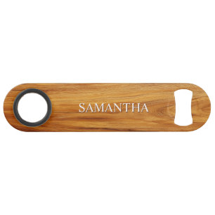 Teak Wood Image Logo White Text Bar Key