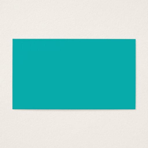 Customizable Teal Business Card Templates