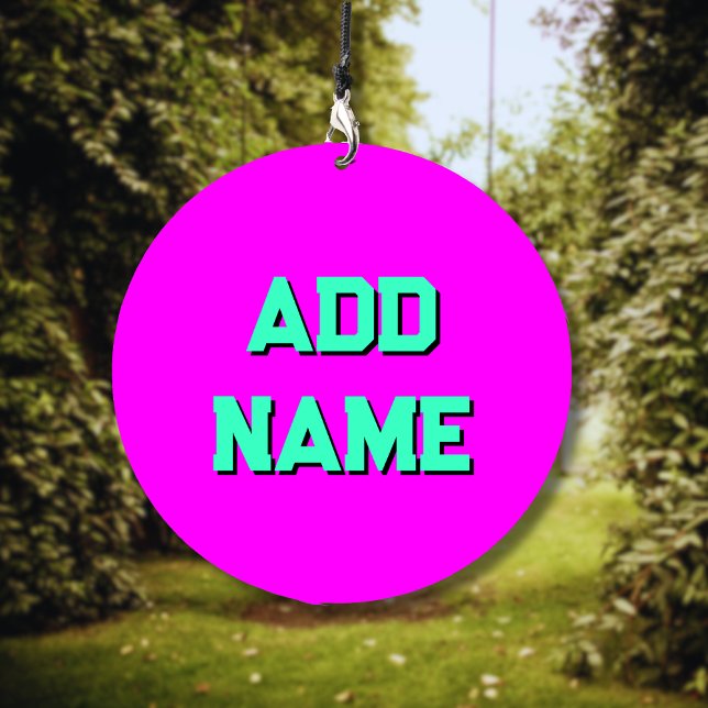 Teal 3D Black Modern Name | Cool Magenta Wind Chime (Creator Uploaded)
