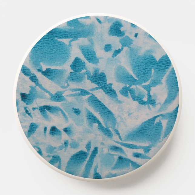 Teal Abstract Art PopSocket (Popsocket)