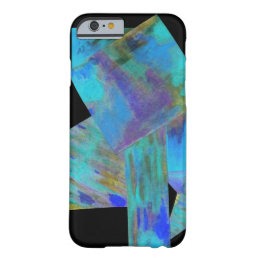 Teal Abstract Barely There iPhone 6 case