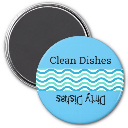 Teal and Aqua Dishwasher Magnet