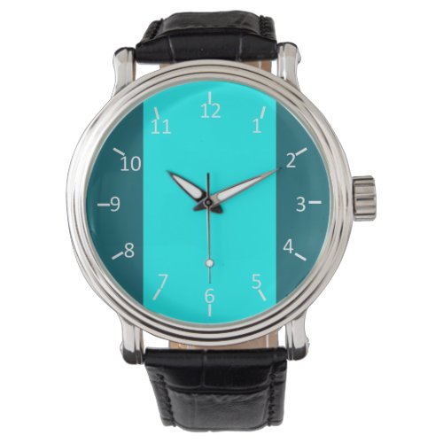 Teal and Aqua Suit Watch