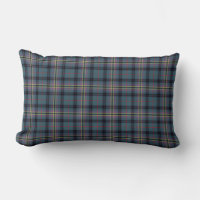 Teal and Black Kennedy Clan Ancient Scottish Plaid