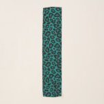 Teal and Black Leopard Print Scarf<br><div class="desc">🥇AN ORIGINAL COPYRIGHT DESIGN by Donna Siegrist ONLY AVAILABLE ON ZAZZLE! Teal and Black Leopard Print. Available in several colors. ⭐99% of my designs in my store are done in layers. This makes it easy for you to resize and move the graphics and text around so that it will fit...</div>