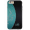 Teal and Black Personalized iPhone 6 Plus Case