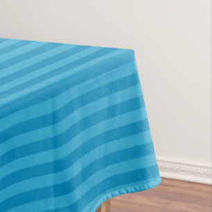 Teal and butterfly blue tablecloth