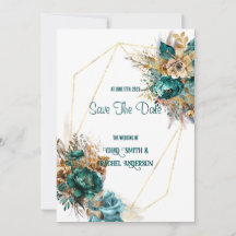 Teal and Gold Custom