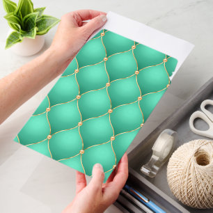 Teal and Gold Envelope Mailers
