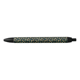 Teal and Gold Leopard Series Design 1 Pen