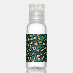 Teal and Gold Leopard Series Design 3 Hand Sanitizer