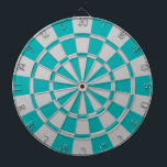 Teal And Gray Dart Board<br><div class="desc">Teal And Gray Dart Board</div>