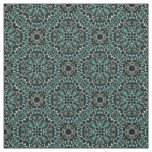 Teal and Grey Knit Pattern Fabric