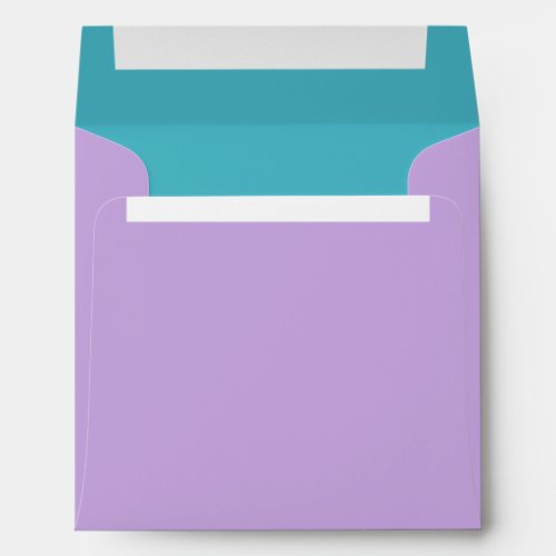 Teal and Lavender Envelopes