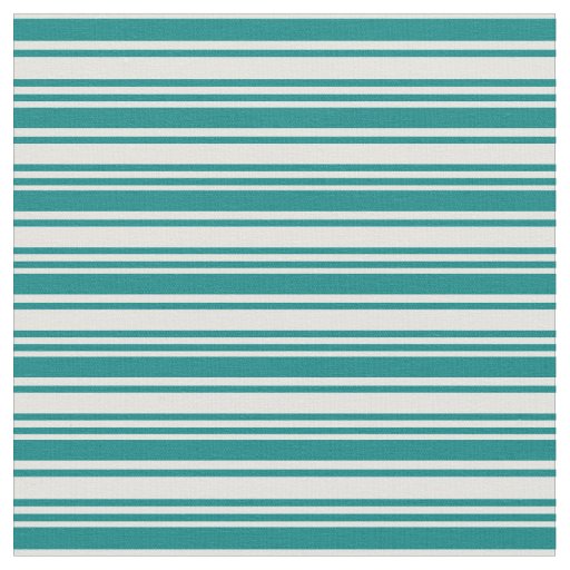 Teal and Light Cyan Stripes/Lines Pattern Fabric