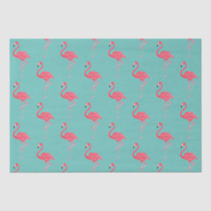 Teal and PInk Flamingo Wrapping Gift Tissue Paper