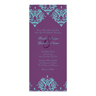 Purple And Teal Invitations 6