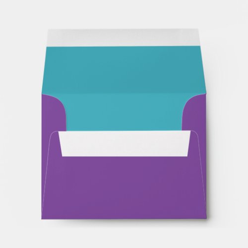 Teal and Purple Envelopes