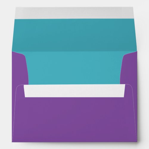 Teal and Purple Envelopes