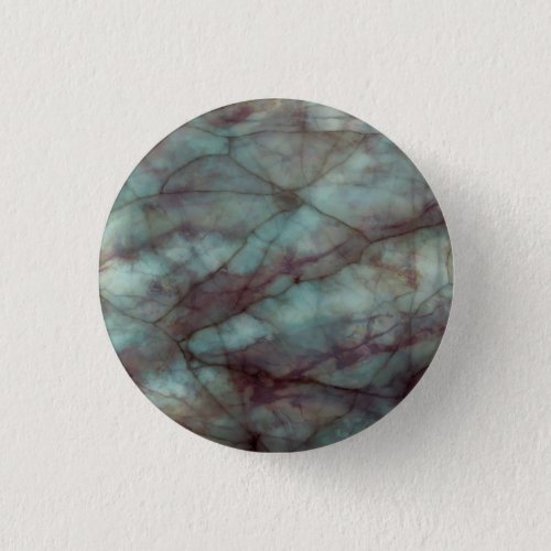 Teal and Purple Fluorite Marble Pinback Button