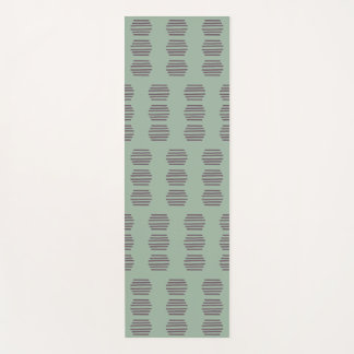 Teal and Purple Geometric Yoga Mat