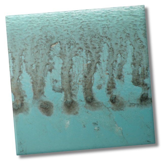 Teal Aqua Blue Shabby Chic Industrial Ceramic Tile (Teal Aqua Blue Shabby Chic Industrial ceramic tile)