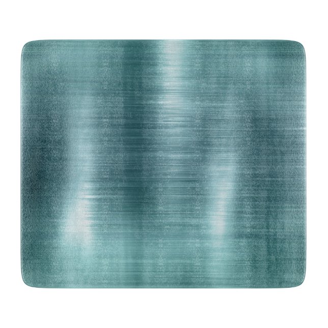 Teal Aqua Green Cutting Board (Front)