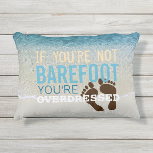 Teal Aqua Turquoise Blue Ocean Surf Waves Outdoor Outdoor Pillow