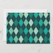 Teal argyle pattern (Front)